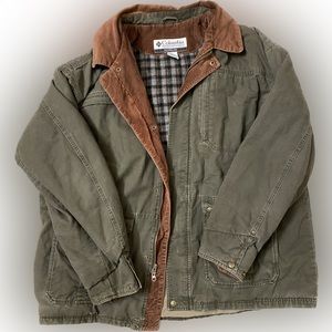 VINTAGE COLUMBIA FLANNEL LINED JACKET